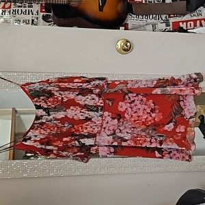 Mango suit chiffon dress